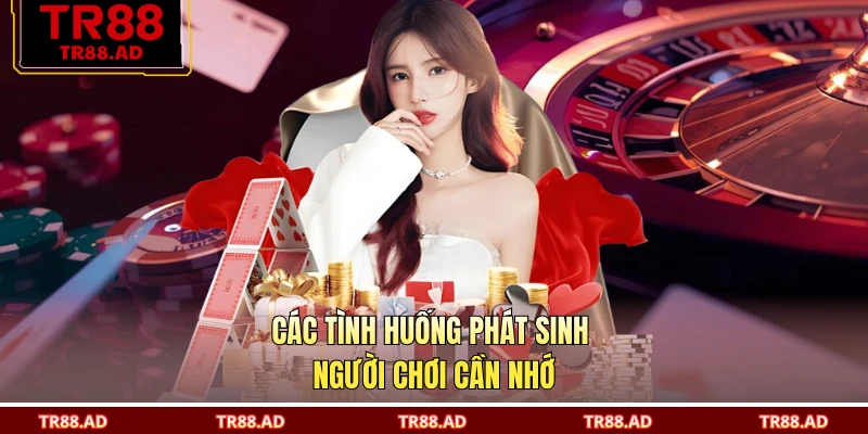 Các tình huống phát sinh người chơi cần nhớ